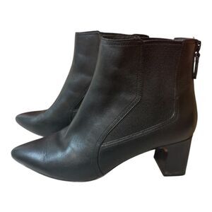 Cole Haan Etta Black Leather Ankle Boots - Size 8.5